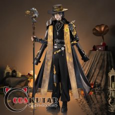 画像1: 第五人格 IdentityV 金箔 隠者 アルヴァ・ロレンツ コスプレ衣装Ver2 (1)