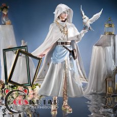 画像3: 第五人格 IdentityV 純白の預言者 ホワイト 占い師 イライ・クラーク コスプレ衣装Ver2 (3)