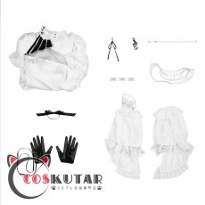 画像19: 鳴潮 フロロ 白いドレス コスプレ衣装 (19)