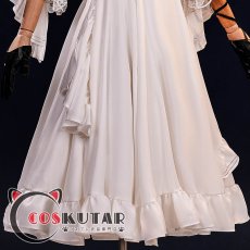 画像9: 鳴潮 フロロ 白いドレス コスプレ衣装 (9)