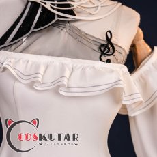 画像6: 鳴潮 フロロ 白いドレス コスプレ衣装 (6)