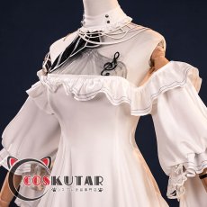 画像13: 鳴潮 フロロ 白いドレス コスプレ衣装 (13)