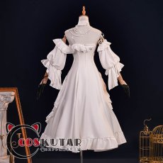 画像4: 鳴潮 フロロ 白いドレス コスプレ衣装 (4)