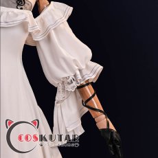 画像8: 鳴潮 フロロ 白いドレス コスプレ衣装 (8)