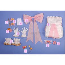 画像17: 第五人格 ×サンリオキャラクターズ 心理学者 エダ・メスマー リトルツインスターズ(ララ)風 コスプレ衣装 (17)