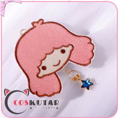 画像13: 第五人格 ×サンリオキャラクターズ 心理学者 エダ・メスマー リトルツインスターズ(ララ)風 コスプレ衣装 (13)