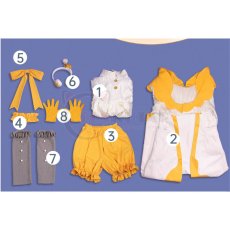 画像13: 第五人格 ×サンリオキャラクターズ 気象学者 ウェンディ・フート ぐでたま コスプレ衣装 (13)