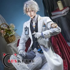 画像1: 第五人格 IdentityV トゥルース＆リーズニング 沈黙の反逆者 ガット 納棺師 イソップ・カール コスプレ衣装Ver3 (1)