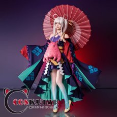 画像1: 超かぐや姫！ 月見 ヤチヨ コスプレ衣装 (1)