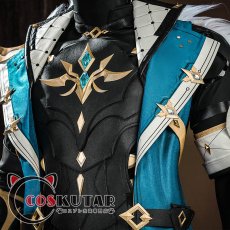 画像8: 原神 Genshin 北風騎士 ファルカ コスプレ衣装 (8)