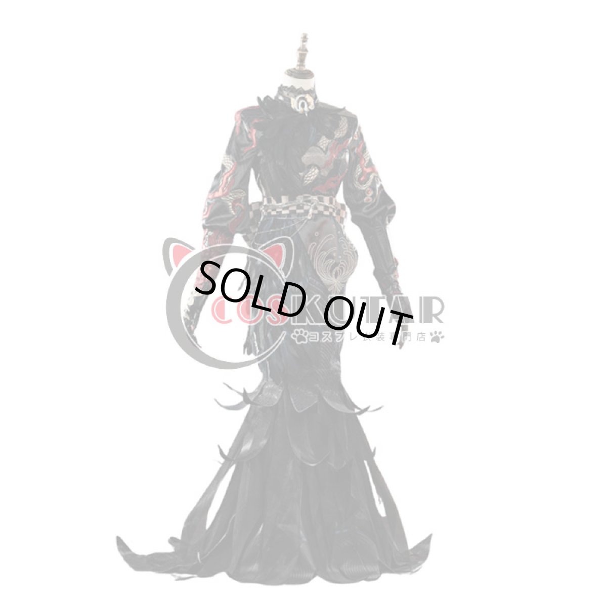 画像1: 第五人格 IdentityV 芸者 朧夜 美人相 美智子 コスプレ衣装Ver2 (1)