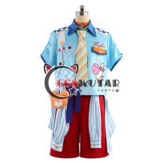 画像1: あんさんぶるスターズ!! あんスタ風 『クマクマレスＱ』 月永レオ 仁兔なずな 姫宮桃李 遊木真 名都神無 ルーム衣装 コスプレ衣装 (1)