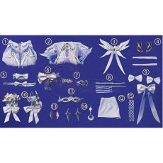 画像18: 原神 Genshin 月の少女 コロンビーナ・ハイポセレニア ファデュイ コスプレ衣装 (18)