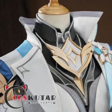 画像9: 原神 Genshin 新たなる天地 主人公 空 コスプレ衣装  (9)