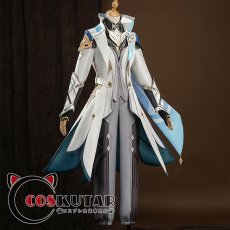 画像4: 原神 Genshin 新たなる天地 主人公 空 コスプレ衣装  (4)