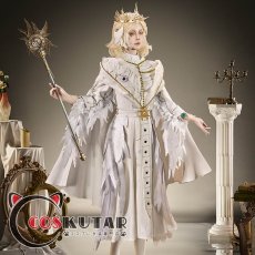 画像1: 第五人格 identityV 蒼白の冠 レディ・ファウロ エブリン・モレー コスプレ衣装 (1)