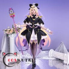 画像1: 名探偵プリキュア！ 森亜るるか キュアアルカナ・シャドウ コスプレ衣装 (1)