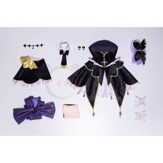 画像14: 名探偵プリキュア！ 森亜るるか キュアアルカナ・シャドウ コスプレ衣装 (14)