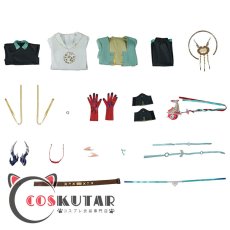 画像11: アークナイツ ユー 願清暁 コスプレ衣装  (11)