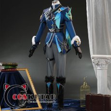 画像2: 原神 Genshin 冬の夜を狩る者 主人公 空 コスプレ衣装 (2)