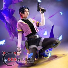 画像1: VALORANT ヴァロラント クローヴ Clove コスプレ衣装 (1)