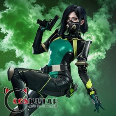画像1: VALORANT ヴァロラント ヴァイパー コスプレ衣装 (1)