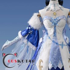 画像4: 原神 Genshin 氷の女皇 アナスターシャ コスプレ衣装 (4)
