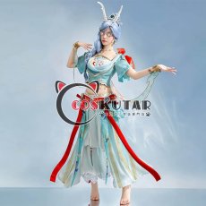 画像1: 第五人格 IdentityV 敦煌衣装 九色鹿 祭司 フィオナ・ギルマン コスプレ衣装 (1)