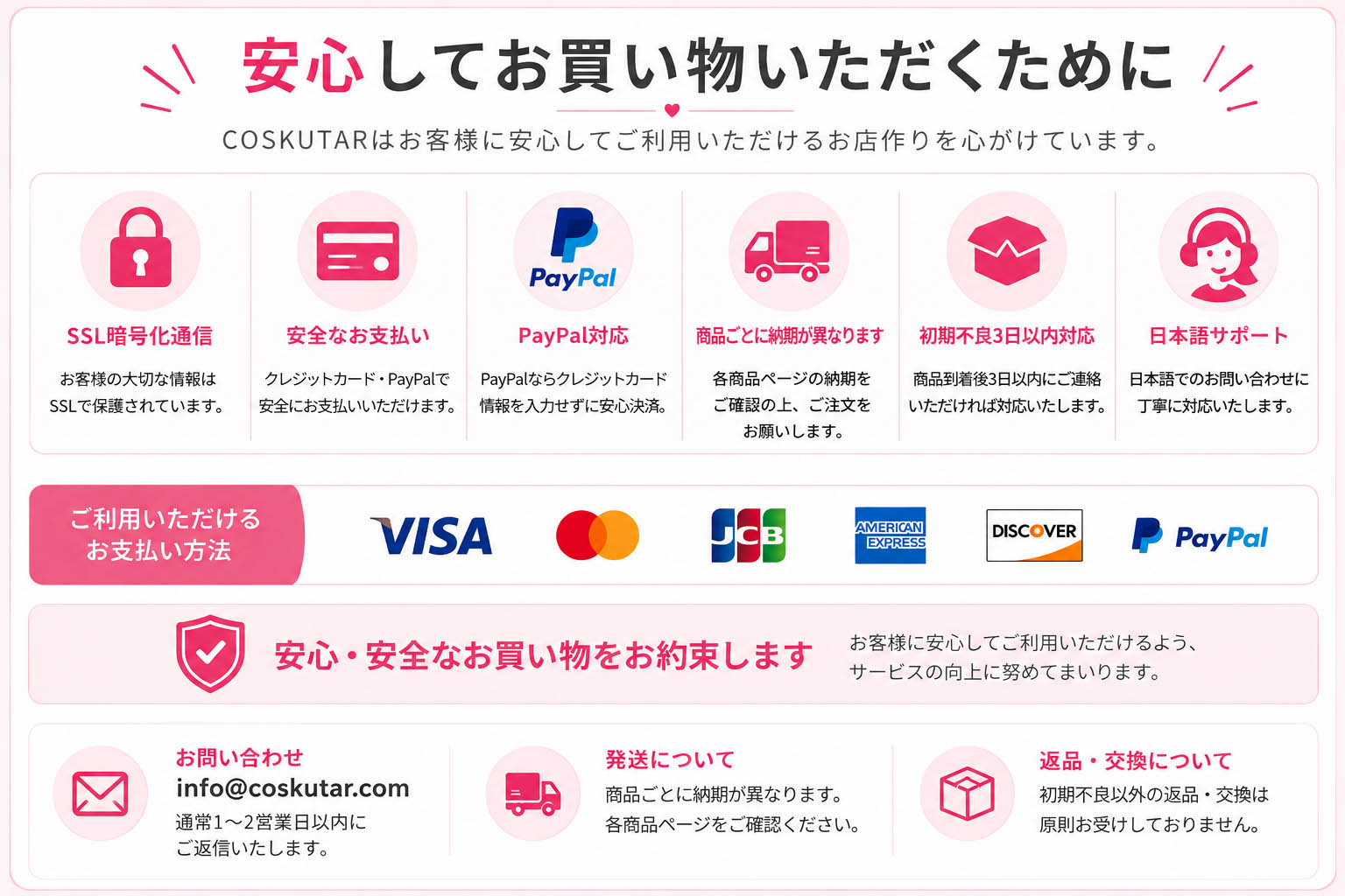 PayPalでのお支払い方法