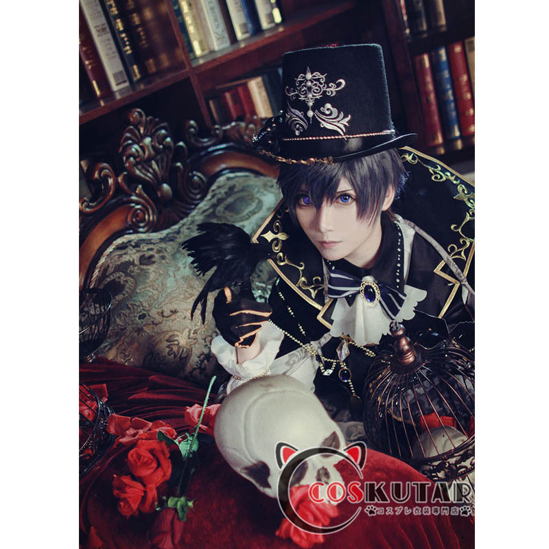 黒執事 Book Of Circus 夢王国と眠れる100人の王子様 太陽 覚醒後 シエル ファントムハイヴ コスプレ衣装 Coskutarコスプレ衣装専門店