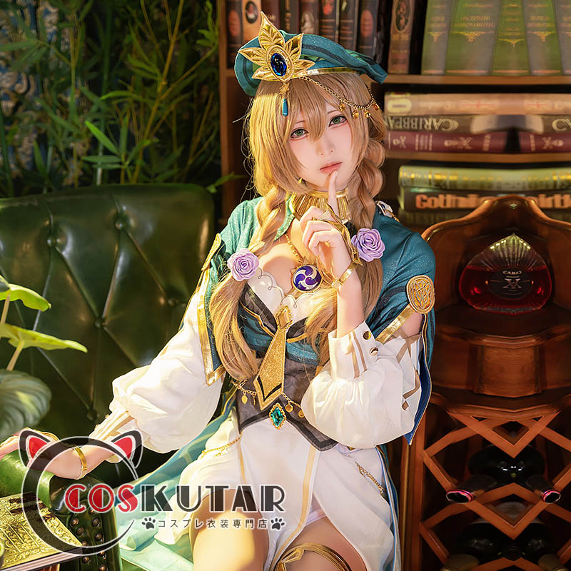 原神 Genshin リサ 葉に隠れし芳名 コスプレ衣装 ｜COSKUTARコスプレ