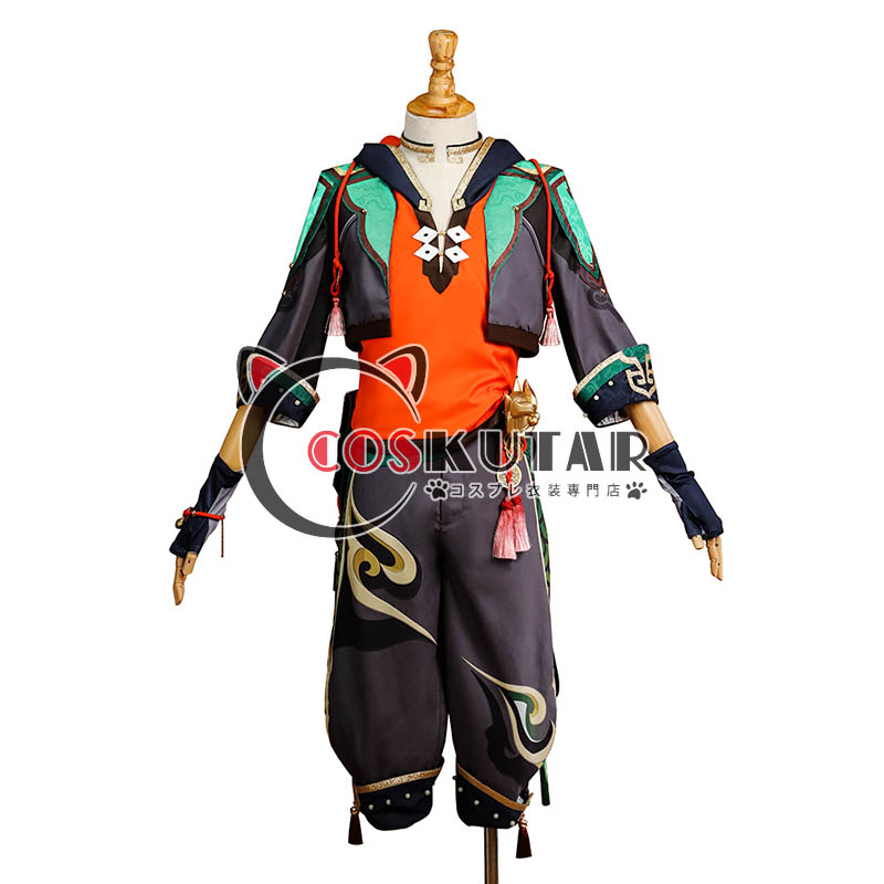 原神 嘉明 がみん コスプレ 炎 猫と三丁目炎原神嘉明コスプレ