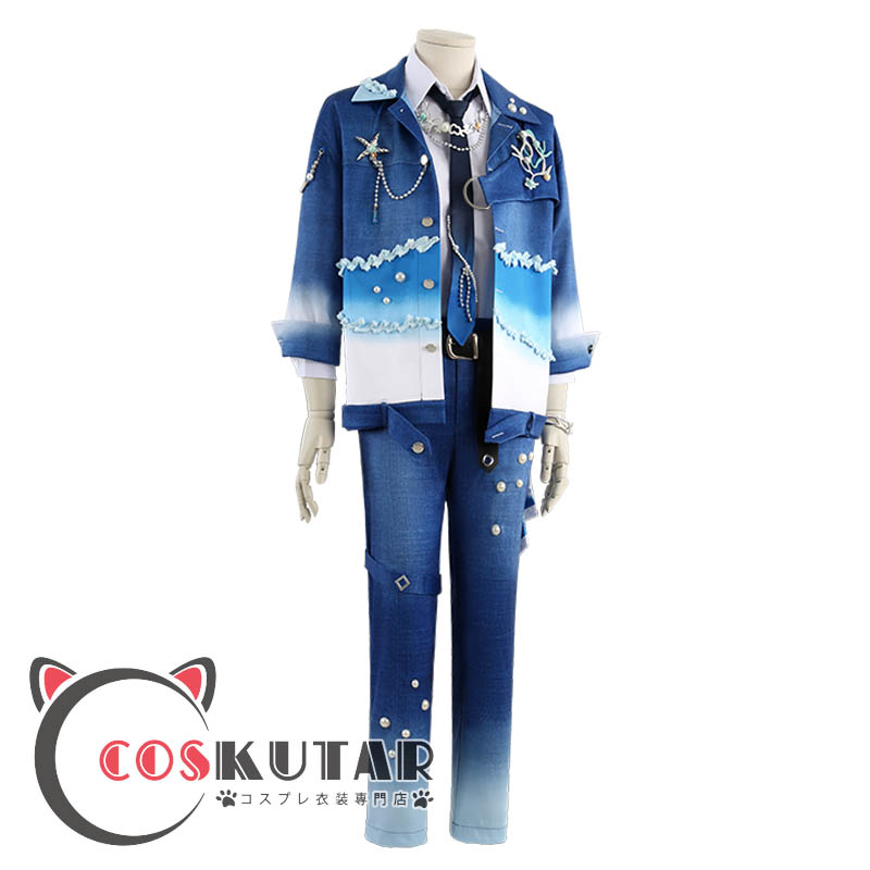 画像3: あんさんぶるスターズ!Ensemble Stars! 10周年 第3弾 Neptu Deep into you 神崎颯馬 乙狩アドニス 月永レオ 青葉つむぎ コスプレ衣装  (3)