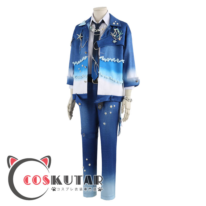 画像2: あんさんぶるスターズ!Ensemble Stars! 10周年 第3弾 Neptu Deep into you 神崎颯馬 乙狩アドニス 月永レオ 青葉つむぎ コスプレ衣装  (2)