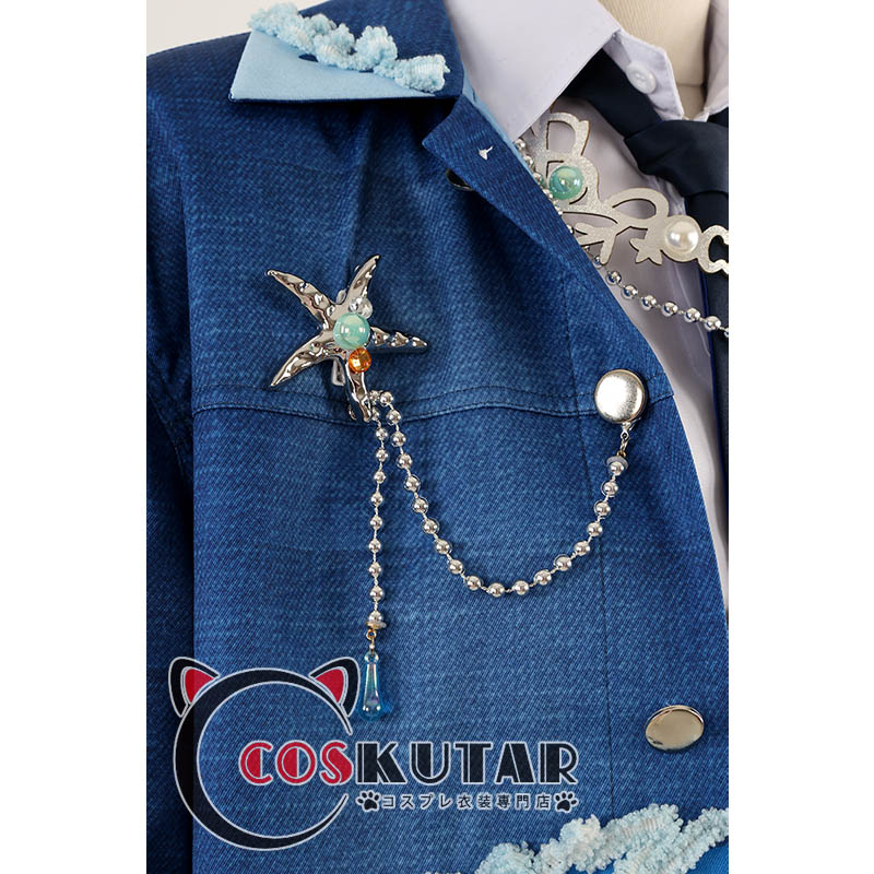 画像6: あんさんぶるスターズ!Ensemble Stars! 10周年 第3弾 Neptu Deep into you 神崎颯馬 乙狩アドニス 月永レオ 青葉つむぎ コスプレ衣装  (6)